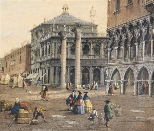 Coppia di magnifiche vedute di Venezia